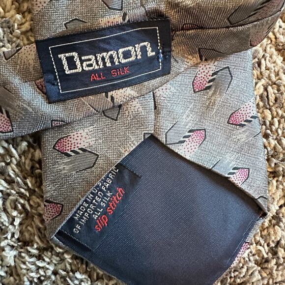 VTG Silk Neck Tie Bundle of 4 Pavia Damon Made in Italy Business Classic Hipster - Picture 6 of 6